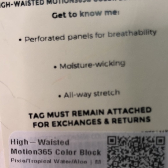 Fabletics high waisted motion 365 color block shorts size medium - Picture 6 of 11